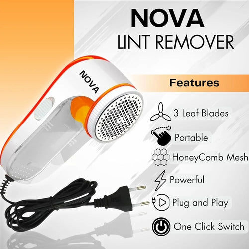 Nova Lint Remover for Clothes - Fabric Cleaner Tint and Dust Remover