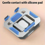 Adjustable Laptop Stand with 360° Rotating Base Tabletop Stand Foldable Portable Stand Holder Compatible for Notebook Ipad, laptop