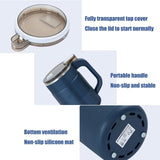 Portable Electric Coffee Grinder Spice & Coffee Bean Grinder | 300W Stainless Steel 4 Blade Mixer Grinder for Masala & Herb | for Dry Item,Push Button Control Durable 304 Stainless Steel