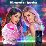 Galaxy Projector Light for Bedroom Star Projector Dinosaur Egg Night Lights for Kids Room with White Noise Bluetooth Speaker Timer and Remote Room Decor Gifts for Girls Boys Birthday.