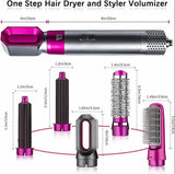 5 IN 1 Hair Styler Dryer Comb and Styling Tool for Curly Hair, Straightening, Curling, Drying, Combing