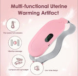 Menstrual Heating Pad Massager | Period Pain Relief Device | Portable Cordless Period Pain Relief | Backpain & Stomach Pain Relief Massager | Period Pain Relief Belt | Menstrual Heating Pad for Girls Cramps