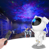 Astronaut Galaxy Projector with Remote Control - 360° Adjustable Timer Kids Astronaut Nebula Night Light, for Gifts, Baby Adults Bedroom, Gaming Room, Home and Party (Corded Electric)