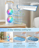 Mini Air Cooler Double Fan Mist Cooler