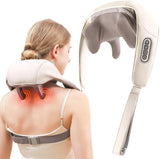 Neck and Back Massager, Neck Massager with Heating, Body Massager for Body Aches and Pains Relief, Electric Wearable 5D Cervical Neck Massage Machine for Deep Tissue Neck, Back, Shoulders, Waist and Legs