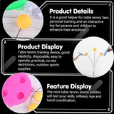 Toy Imagine Deluxe Ping Pong Training Set Improve Your Table Tennis Skills at Home with Two Professional Grade peddles, 4 Ball, 1 Flexible Rod & Ping Pong Training Metal Base