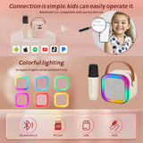 Mini Karaoke Machine for Kids Adults | Portable Bluetooth Karaoke Speaker with Mic for Kids Teens Adults, Ideal Gifts for Girls Boys Birthday Holiday Home Party