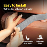 Foam Premium Car Neck Rest Pillow: Comfortable Pillows - Enhance Your Driving Experience With Our Pillow For Seats Perfect Support Long Journeys, Medium, Black